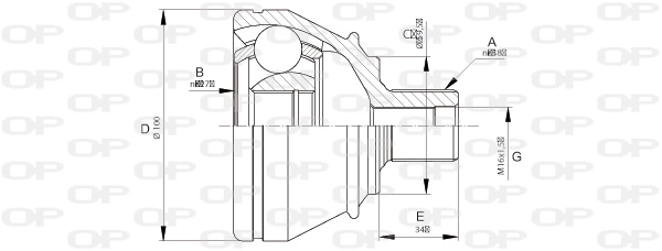 CVJ566710 Open Parts