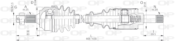 DRS616100 Open Parts