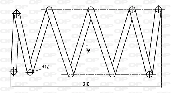Muelle delantero para Renault Twingo C06