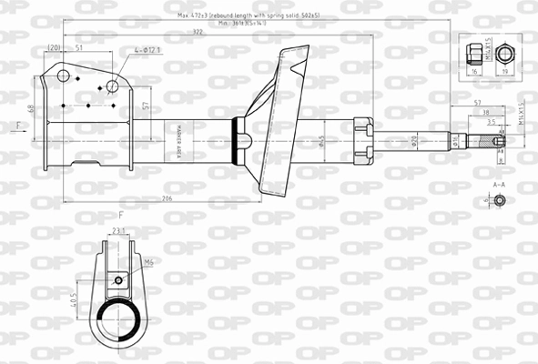 Amortiguador delantero Clio  sedán (1998-2008) original desde 55,58 €