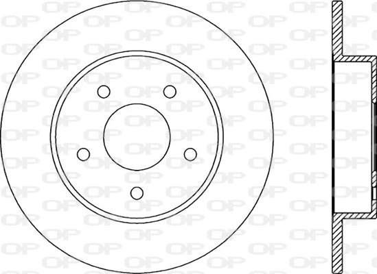Disco de freno trasero Nissan Primera P12