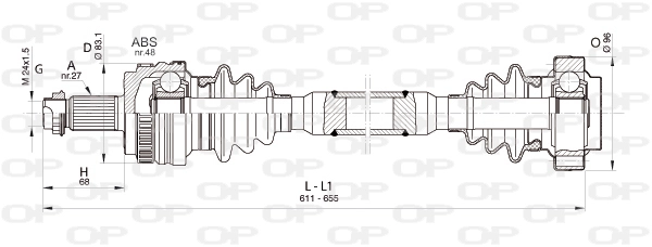 DRS636500 Open Parts