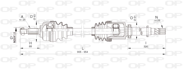 DRS638600 Open Parts