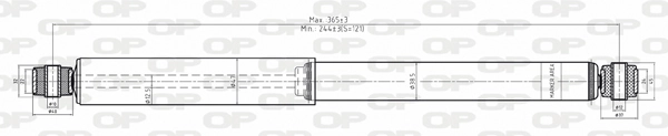 Amortiguadores posteriores Fiat Panda II (2003-2013)