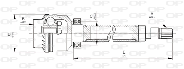 CVJ567620 Open Parts