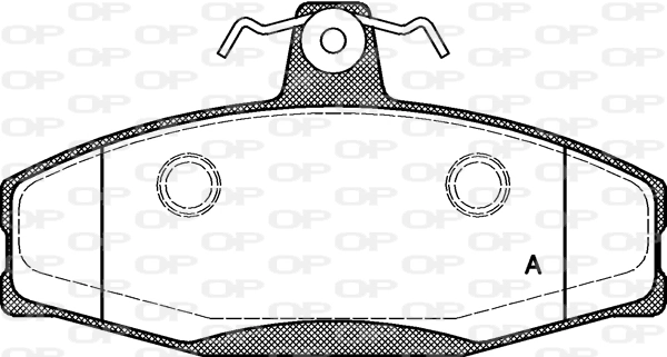 Pastillas de freno delanteras para Volkswagen Caddy II (9U7)