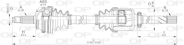 DRS623100 Open Parts