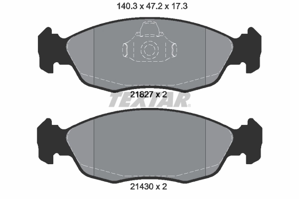 Pastillas de freno delanteras para Citroen Saxo  (S0, S1)