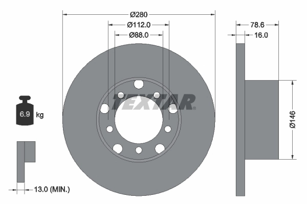 Comprar Freno de disco delantero Bus 207-310  601