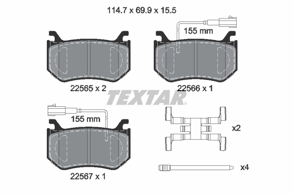 2256501 Textar