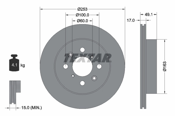 Disco de freno delantero Ignis II hatchback (2003-2026) original desde 35,46 €