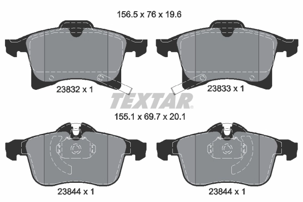 Comprar Pastillas de freno delanteras de disco Opel Zafira  F75 a bajo precio