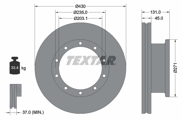 Comprar 1015184900 BYD Freno de disco delantero