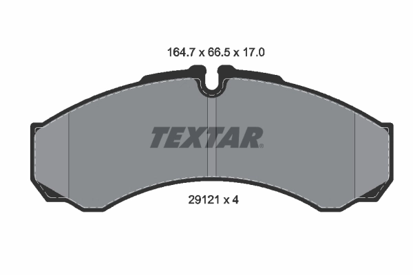 2912111 Textar Pastillas delanteras