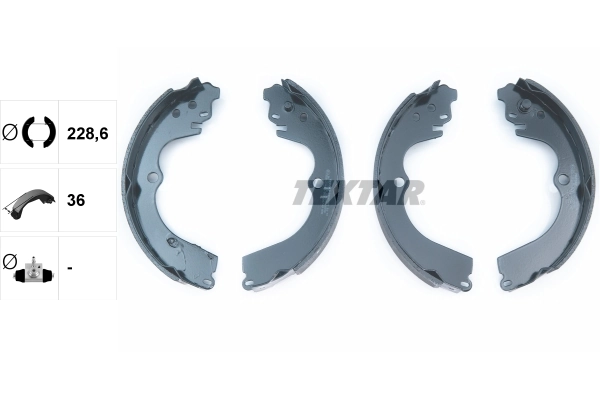 Precio del repuesto Zapatas de freno traseras Impreza I familiar