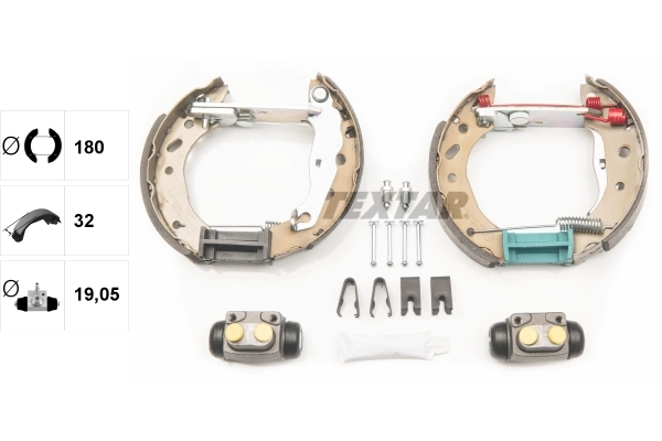 Comprar Kit de frenos de tambor, con cilindros, completo Ford Escort CLASSIC TOURING ANL
