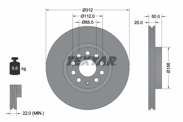 Comprar Disco de freno delantero Seat Leon  KL1, KLG a bajo precio