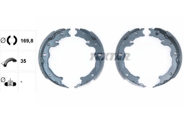 Juego de zapatas de frenos, freno de estacionamiento Subaru Forester 4 S13, SJ