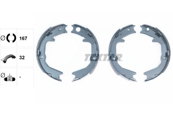 Comprar Juego de zapatas de frenos, freno de estacionamiento Galant VII E5A, E7A, E8A