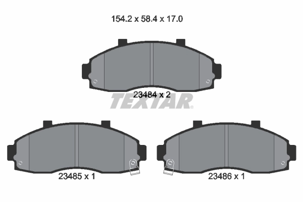 Pastillas de freno 0K72G3328Z Hyundai/Kia