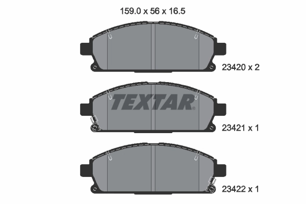 Comprar Pastillas de freno delanteras de disco Nissan X-Trail  T30 a bajo precio