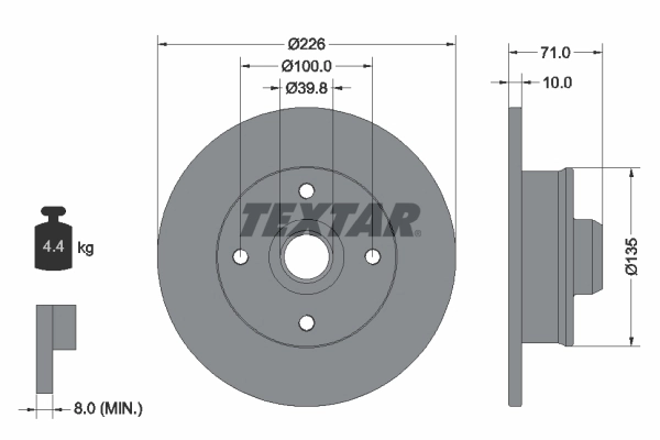 Pastillas de freno traseras Renault Scenic 1 JA0, JA1, FA0