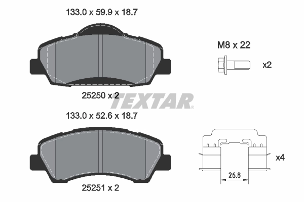 2525004 Textar