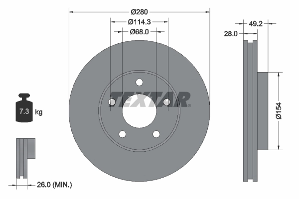 Frenos delanteros Nissan Primera  desde 51,73 €