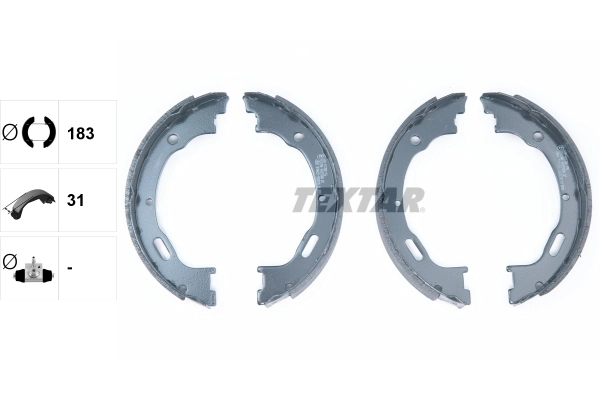 Pastillas de freno de mano para Mercedes ML/GLE (W163)