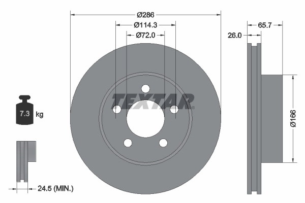 Disco de freno para Ford Explorer U2