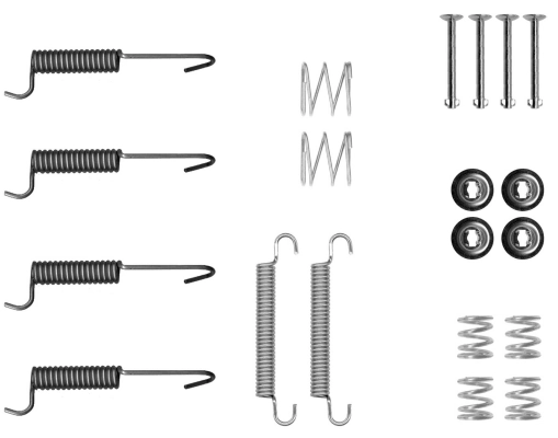 Kit de montaje de zapatas de freno traseras para KIA Carnival VQ