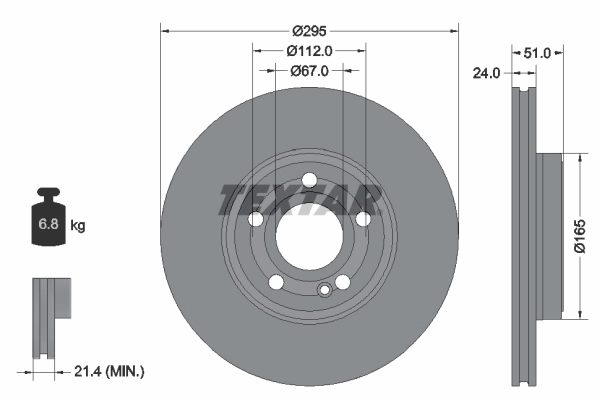 Comprar Disco de freno delantero Mercedes A  W177 a bajo precio