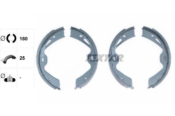 Zapatas de freno de mano para Porsche 911 991