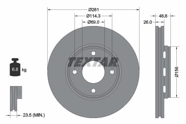 92204400 Textar