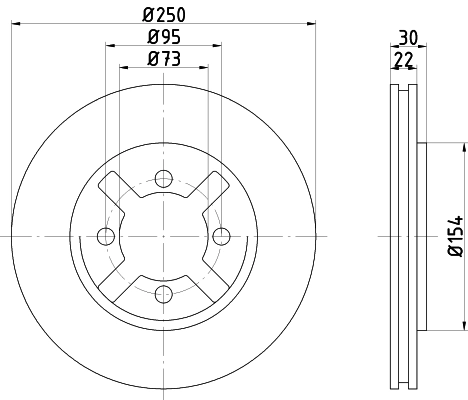 Comprar 422167 ATE Freno de disco delantero