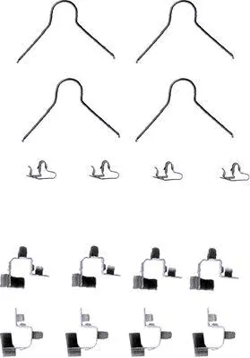 Juego de reparación, pastillas de frenos Toyota Celica T16