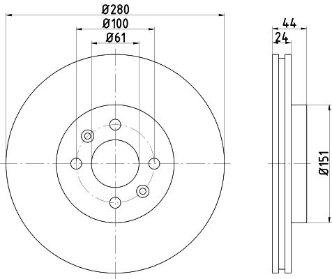 Pastillas de freno delanteras Renault Laguna 3 BT0, BT1