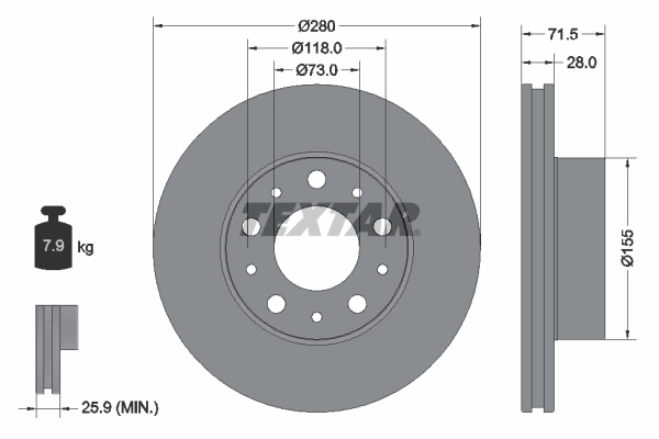 Comprar Disco de freno delantero Fiat Ducato III 250 a bajo precio