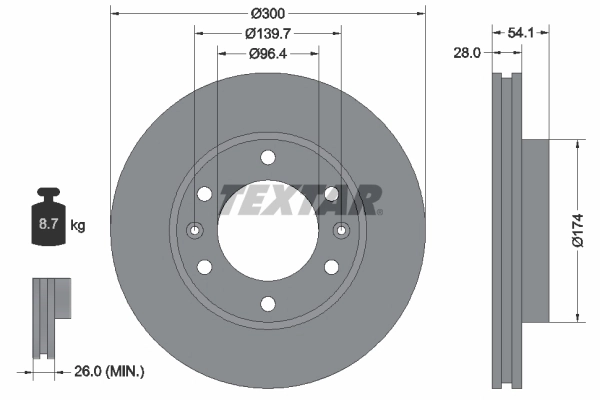 Frenos delanteros KIA Carnival III desde 68,70 €