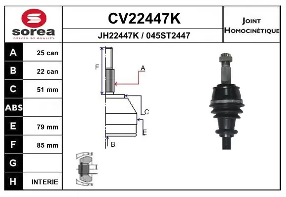 Comprar MCV0155 Meyle Junta homocinetica