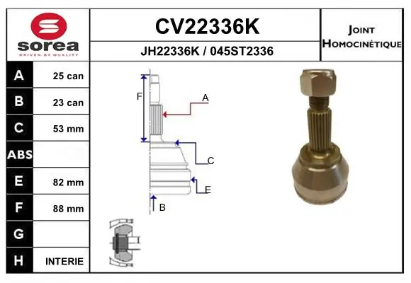 Junta homocinética exterior delantera AND 41498187 precio, desde 46,74 EUR
