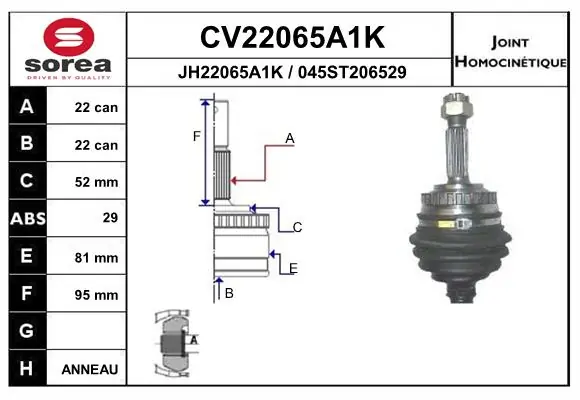 Comprar 90498406 General Motors Junta homocinetica