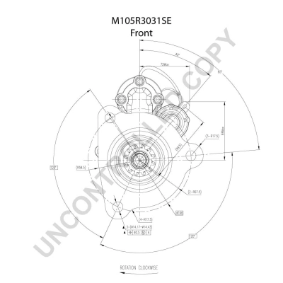 M105R3031SE Prestolite Arranque motores
