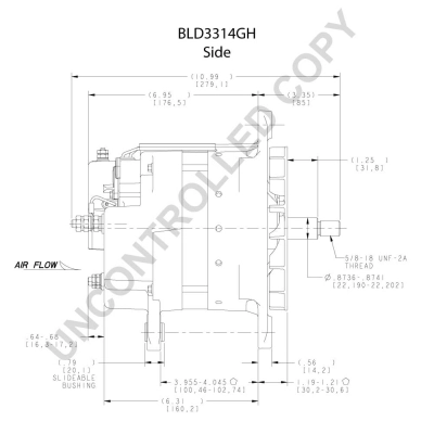 Alternador BLD3314GH Prestolite