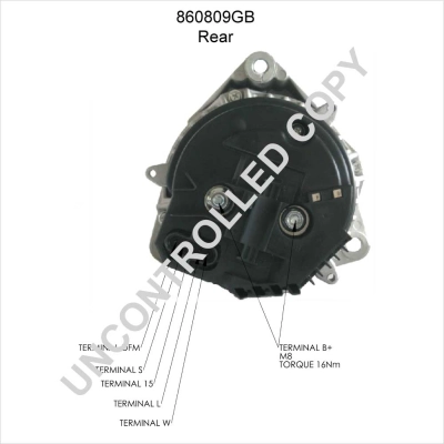 Alternador A012154670280 Mercedes