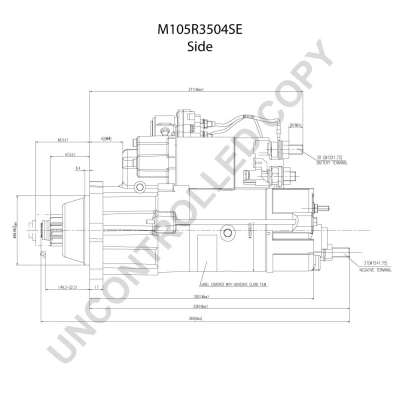 Motor de arranque 10R0395 Caterpillar