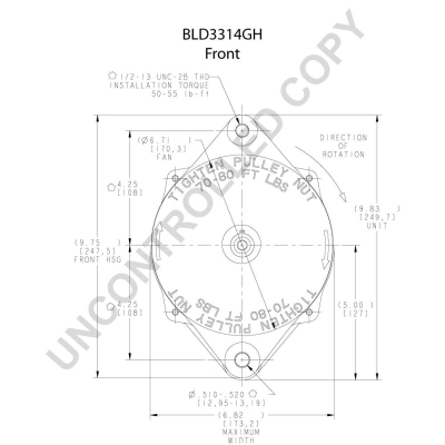 Alternador del motor Prestolite BLD3314GH precio, desde 865,50 EUR