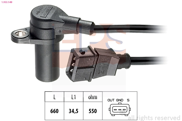 Generador de impulsos, cigüeñal  Opel Corsa A hatchback (S83) (1982 - 1993) precio, desde 27,38 EUR