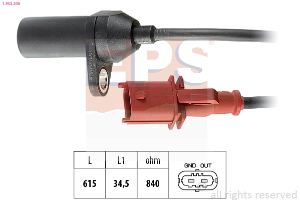 Sensor de cigüeñal 81349 NGK