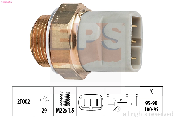 Sensor de temperatura del refrigerante Volvo 3416829